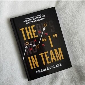 Hardback, like new condition.  Team building focus!  Great book!